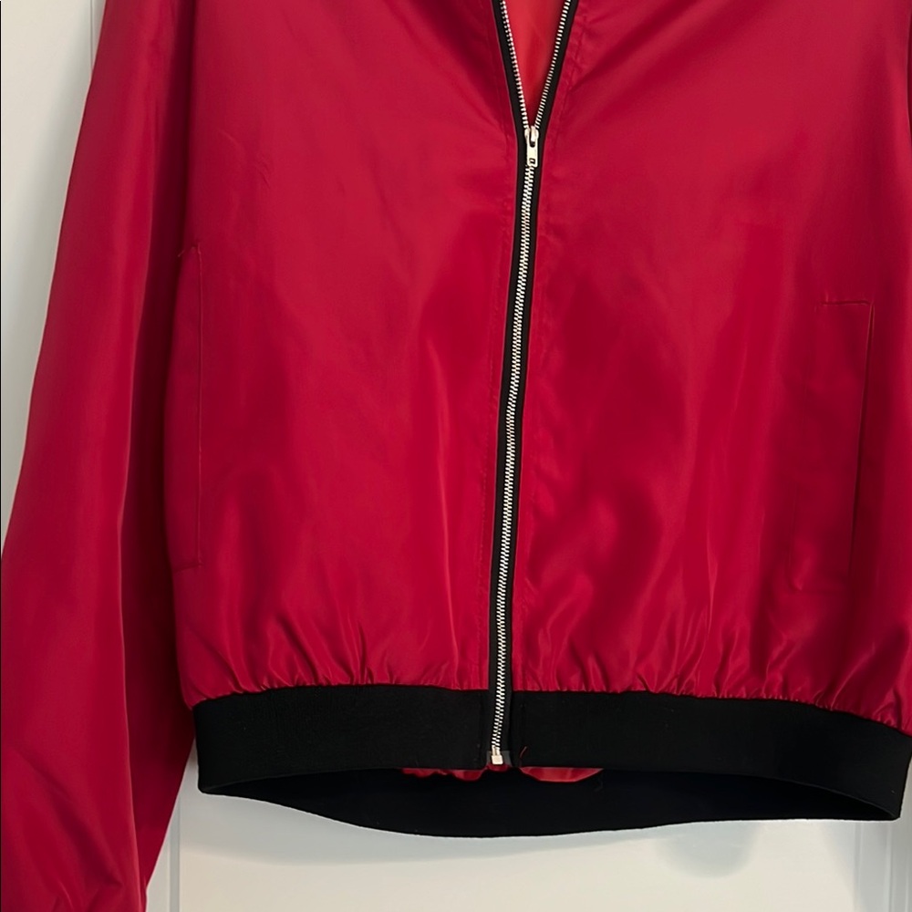 Women’s Light Bomber Jacket In Red - image 3